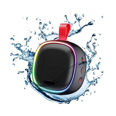 China Brand New Waterproof Function Round 5W IPX6 Portable Phone With Typc-C Charging Speaker for sale