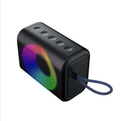 China 2021 7W Phone Function Trending IPX5 RGB Light Portable Wireless Waterproof Speaker for sale