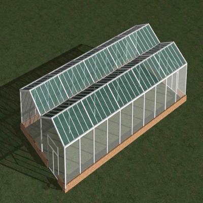 China Stable Structure Easily Assembled Low Price Multi-span Agricultural Greenhouses Greenhouse 10mm Polycarbonate Greenhouse for sale