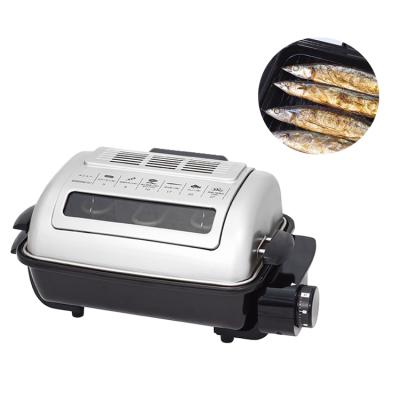 China Hotel Japan Hot Sell Electric BBQ Grill Chicken Meat Fish Rotisserie for sale