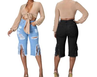 China Breathable JEANS SHORT WOMEN BUTT LADIES SEXY ZIPPER POCKET SHORTS LIFT HIGH SIZE STREET WEAR JEANS for sale