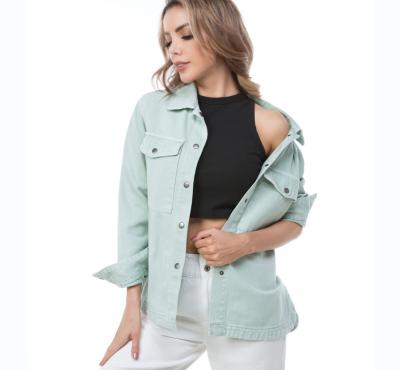 China FASHION EUROPE STYLEWOMEN JACKET LADY STREET WEAR JACKET breathable jeans for sale