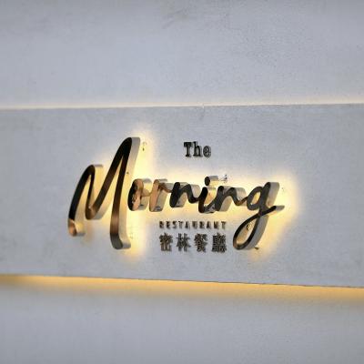 China Professional backlit letters edge light acrylic custom led neon sign for sale