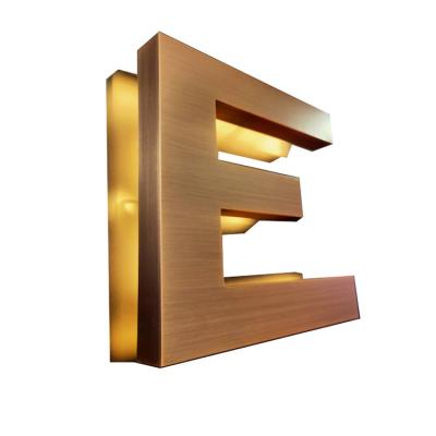 China Led Light 3d Backlit Logo Sign Led Backlit Letters Outdoor Led Letter Sign Large 3d Backlit Logo Sign for sale