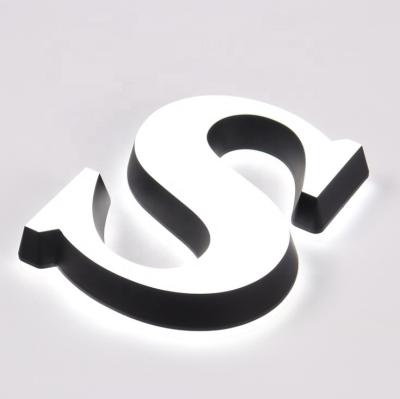 China 3D Acrylic double-sided luminous led letter  indoor and outdoor shops and cafes for sale