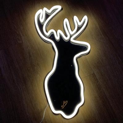 China Holiday Party Event Decoration 2v Custom Waterproof Rgb Flexible Silicone Led Neon Sign Light for sale