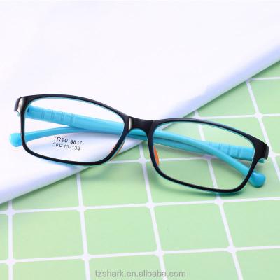 China Kids Glasses 2021 New Good Quality Tr90 Glasses Frame Kids Spectacle Glasses Frames Single Glasses Unisex for sale