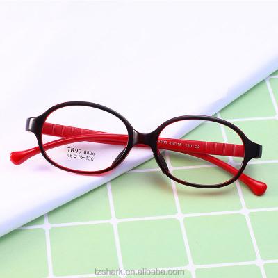 China Children's glasses 2021 new good quality TR 90 glasses frame children's spectacle glass frame for sale