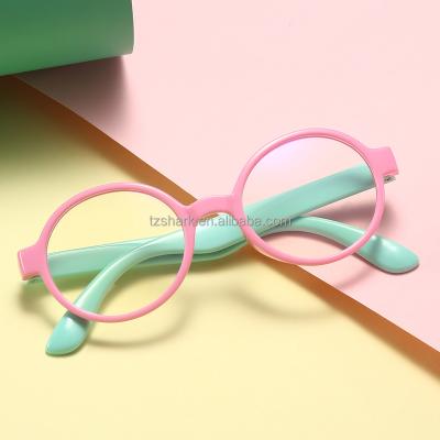 China For Reading Glasses 2021 Light Blocking Blue Light Blocking Glasses Multi Color Soft Rubber Kids Glasses Blocker Glasses For Kids for sale