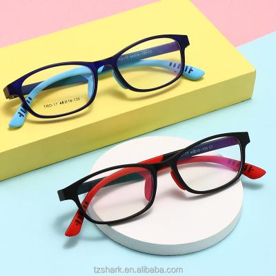 China Anti Glasses Blue Light Glasses 2021 Cute Blue Light Glass Rectangle Kids Tr90 Kids Blocker Kids Blue Light Glasses Anti Glass for sale