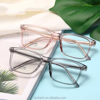 China 2021 Adults Glass Rectangle Vintage Tr90 Optical Frame Glass Spectacle Frame for sale