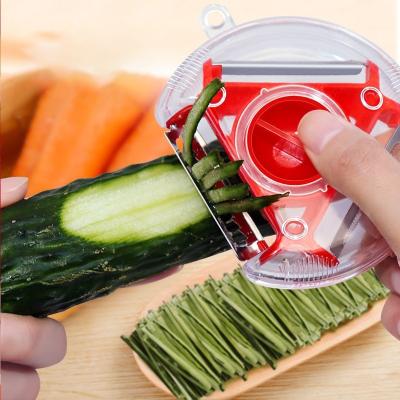 China Dropshipping Stocked 3 in 1 Stainless Grater Vegetable Rotating Slicer Zesters Peeler Set Tool for Kitchen for sale