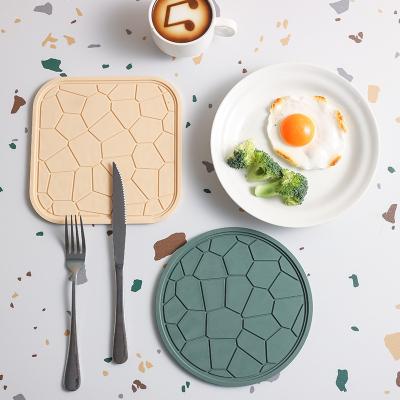 China New Anti-scalding Heat Insulation Kitchen Stocked Thickened Non-slip Mat Dish Plate Mat Tea Table Coaster Table Mat for sale