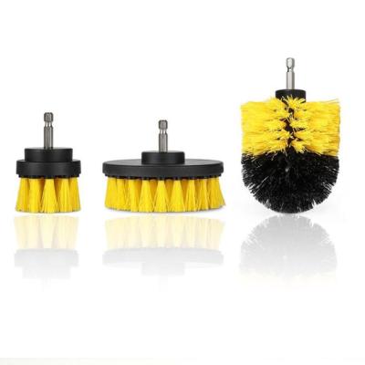 China New Arrival Stocked Floor Cleaning Power Drill Scrubber Brush Set For Bathroom Car for sale