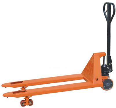 China Small Warehouse Reel Hand Pallet Truck 3 Ton , Hydraulic Manual Forklift for sale