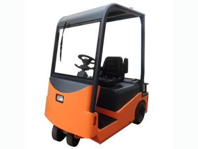 China 6 Ton Half Cabin Suspended Seat Electric Towing Tractor With Tricolor Taillight for sale