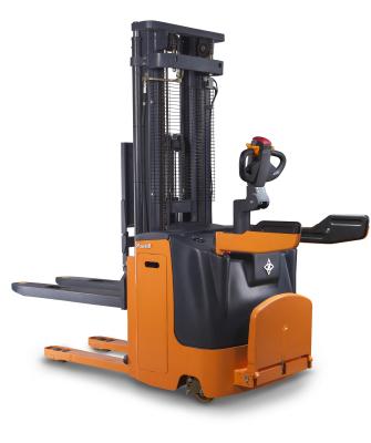 China Electric Pallet Lift Stacker 1 Ton loading capacity, EPS with Vertical Driving System and  AC CURTIS Controller for sale