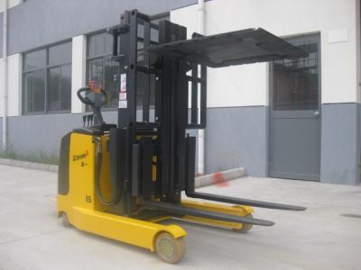 China Industrial Lifting Equipment Electric Reach Stacker With Stablilizer Attachment for sale