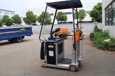 China Lärmarmer elektrischer Schleppen-Traktor 3 Tonne mit obenliegendem Schutz/Multifunktionsanzeige zu verkaufen