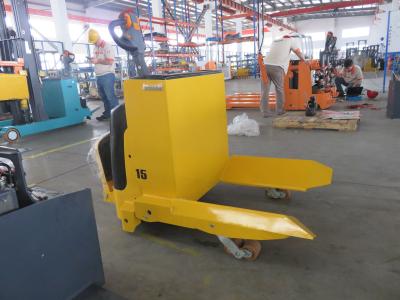 China Customized Electric Paper Roll Pallet Truck 3000kg Load Capacity with Short fork Length and Germany Frei Tiller for sale