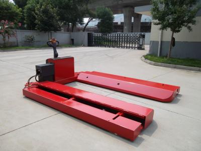 China Customized Paper Roll Pallet Truck With Extreme Wide Leg / Roll Lift Pallet Jack for sale