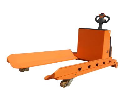 China 3 Ton Rider/walkie Electric Paper Roll Pallet Truck/Pallet Jack, with Long fork, FREI Tiller and 1400mm - 2000mm for sale