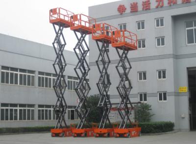 China Handling Equipment Electric Scissor Lift Table / Outdoor Self Propelled Scissor Lift for sale