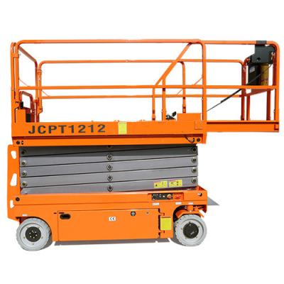 China 450KG Heavy Duty Scissor Lift Table , Maximum Working Height 8m To 12m for sale