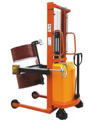 China Customized Manual Hand Stacker , Semi - Electric Drum Lifters Handling Equipment for sale