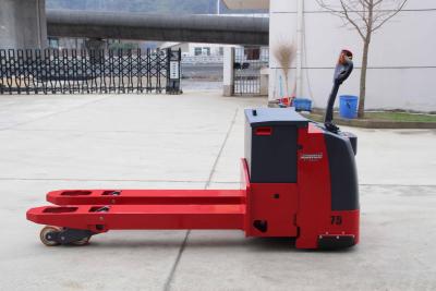 China Heavy duty 7 Ton electric pallet jack rental , Stand on / Pedetrian Type for sale