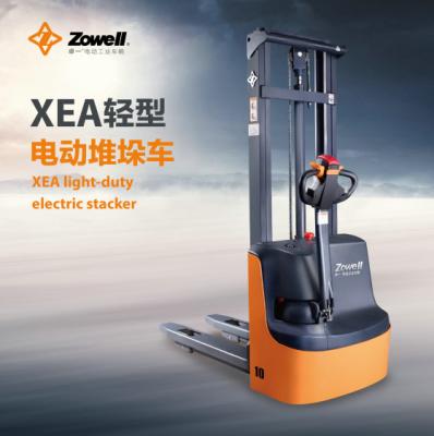 China Light - duty Powered Electric Lift Stacker 3000mm height , Pedestrian type for sale