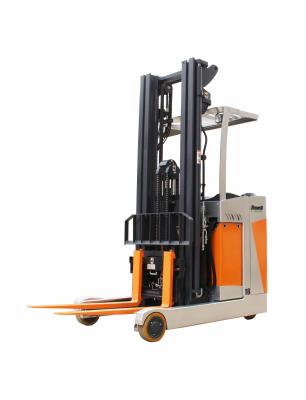 China 1.6 Ton Loading capacity standing design electric reach forklift  full AC technology for sale