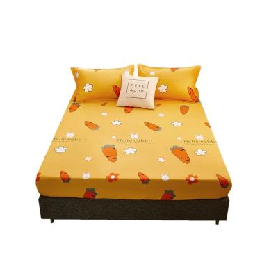 China Jacquard Bedding 1pcs Cover Brushed Mattress Dust Waterproof Fitted Bedspread And Bed Covers Covers Kids Customized Home Textiles for sale