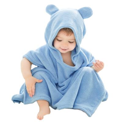 China Curbblan Baby Yoda Viable Towel Kids Toddler Hooded Bath Robe Baby Blanket Newborn Kids Towel for sale