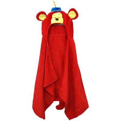 China Baby Hooded Bath Towel Fiber Baby Towel Premium Soft White Organic Bamboo Hooded Towel Kids Safe Towel for sale