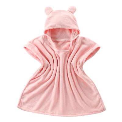 China Baby Kids Safe Towel With Cute Animal Design For Baby Bath Hooded Towel for sale