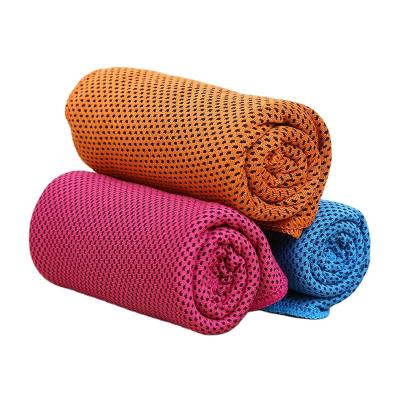 China Hypoallergenic Quick Dry Cooling Towels Wrap Microfiber Yoga Towel Outdoor Gym Sports Customized Cooling Towel for sale