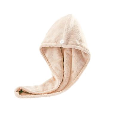 China Pure Curbblan Color Bath Towel Microfiber Hair Dryer Towel Quick Drying Hair Towel Dry Hair Hat for sale