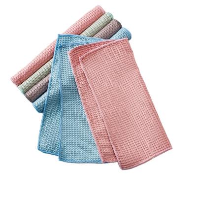 China JIAJIETAI Microfiber Kitchen Dish Cloth Premium Tea Towel Water Oil Absorbent Cleaning Dish Cloths for sale