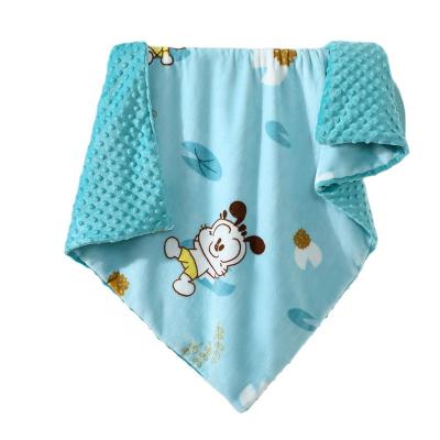 China 2021 Hot Selling Baby Blanket Plush Polyester Flannel Blanket 100% Blanket Christmas Gift For Kids for sale