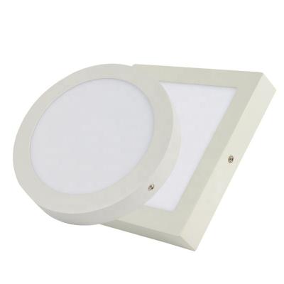 China Modern Hot Selling Home Office Square 18w 12w 6w Mounted Outdoor Round Led Flat Panel Light for sale