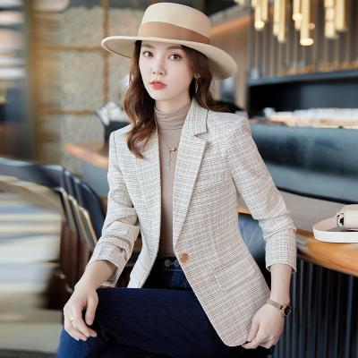 China Anti-wrinkle New Autumn High Quality & Tuxedo Business Suits Woman Clothing Ladies Tuxedo Suit Design For Women Plus Size Blazer for sale