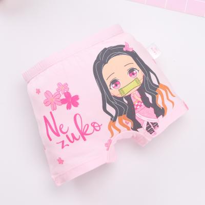 China Factory Supply Breathable Soft Combed Cotton Cartoon Pattern Girls Underwear Cute Children for sale