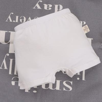 China Factory Factory Soft Combed Cotton Girls Panties Kids Underwear Breathable All White For Girls Boxer Briefs Pants Knickers for sale