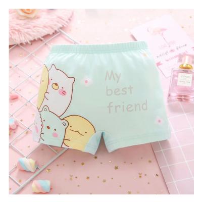 China Breathable New Design Eco-Friendly Underwear Panties Print Cute Cartoon Little Girl Boxers Briefs for sale