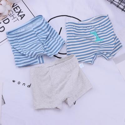 China Breathable Best Price Custom Kids Cotton Little Young Boys Underwear Boys Boxer Briefs for sale