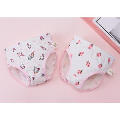 China Breathable Children's Baby Panties Soft Comfort Shorts Cotton Kids Underwear Little Girls Briefs for sale