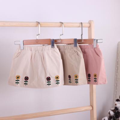 China Wholesale Anti-wrinkle more color children skirt teenage Mini Dress Blank Kids Pleated Mini Pink Skirt Embroidery Girls for sale