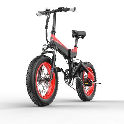 China Aluminum Alloy EU Warehouse 48V 1000W 10.4AH Lithium Battery Folding Electric Bike 20 Inch Fat Tire Electric Bicycle Bike for sale