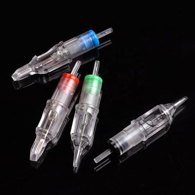 China Disposable Permanent Luminous Tattoo Cartridge Factory Cartridge 20pcs Round Liner Microblading Microblading Sharder for sale